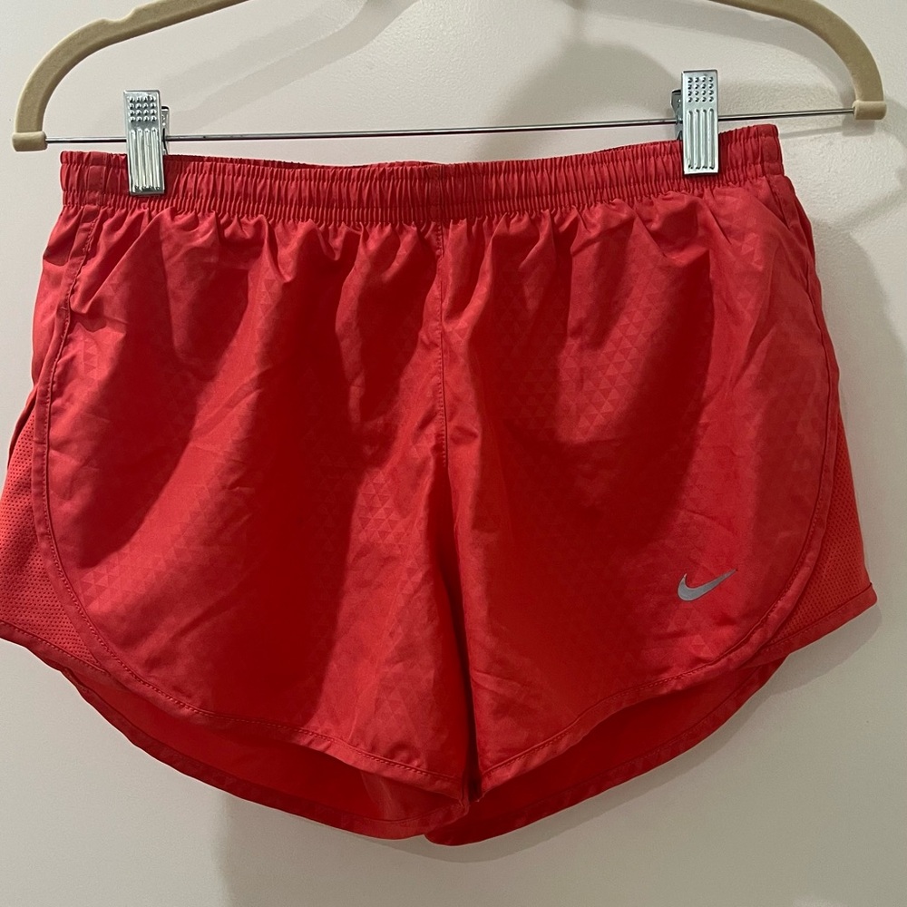 Nike Women's Vibrant Red Athletic Shorts